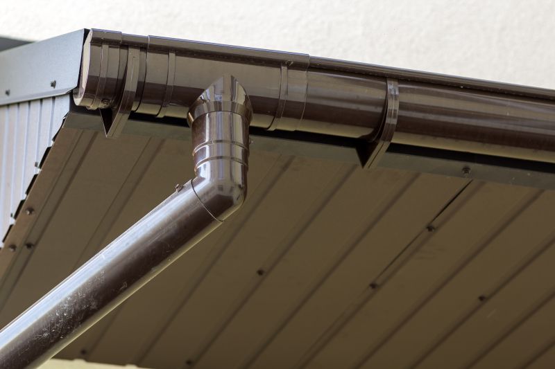 Steel Downspout Installation